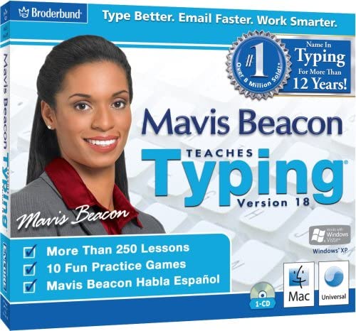 Mavis Beacan Typing package CD-ROM software